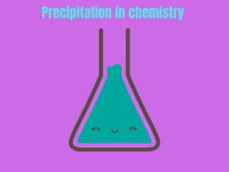 precipitation in chemistry