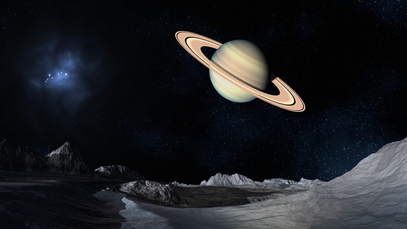 what are saturns rings made of