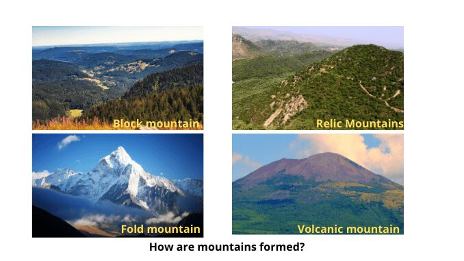How are mountains formed