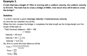 Example 3 to understand instantaneous velocity