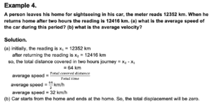 Example 4 to understand instantaneous velocity